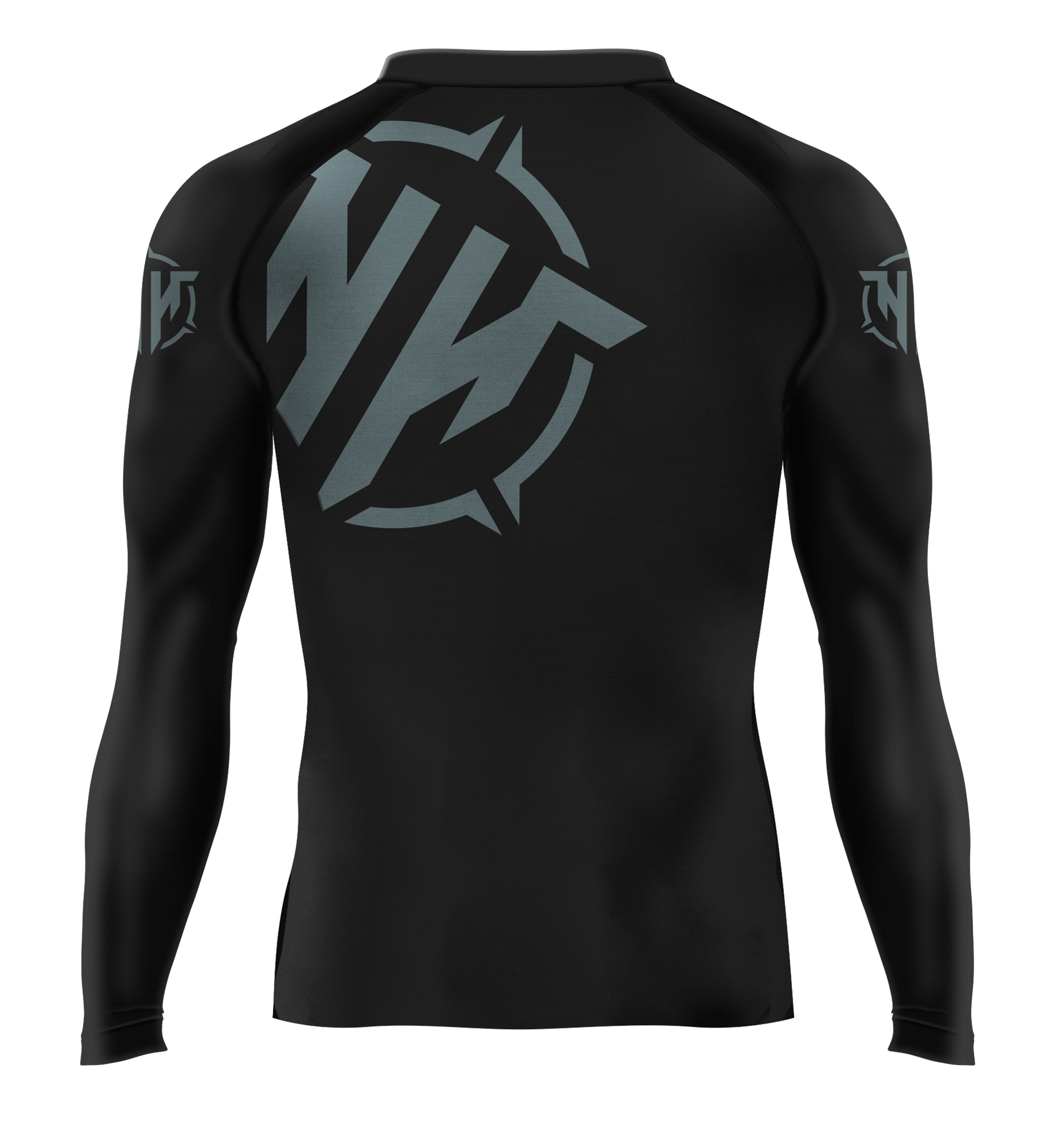 Heavy Handed Jiujitsu Kenka Samurai rashguard front view