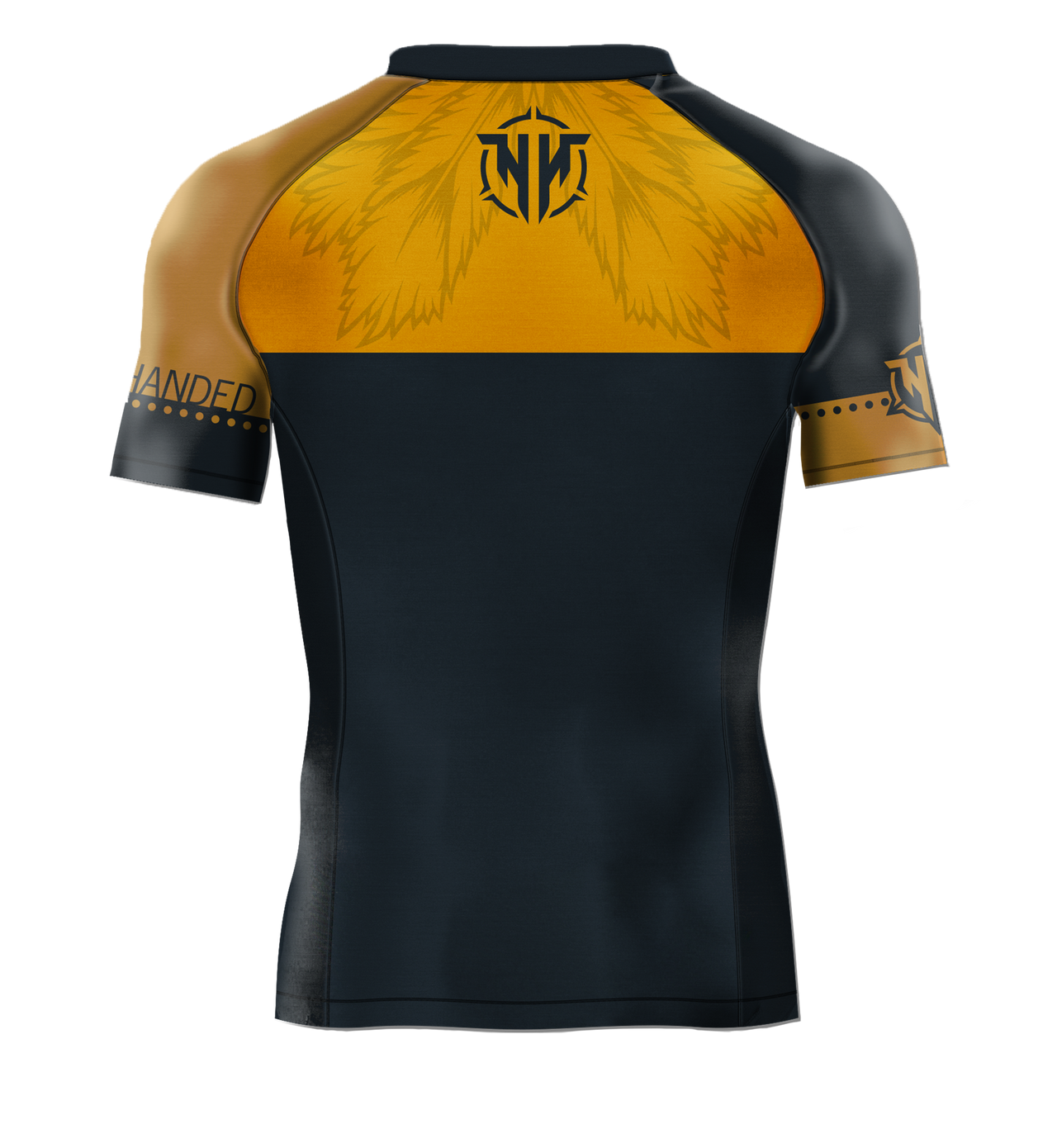 Battle Ready Rashguard - Gold/Navy