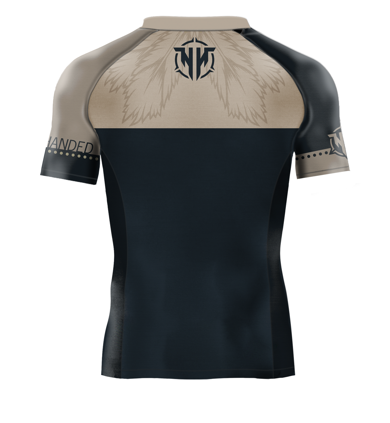Battle Ready Rashguard - Tan/Navy