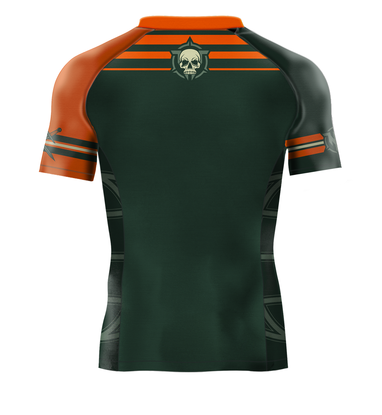 HH vs The World Rashguard - Green/Orange