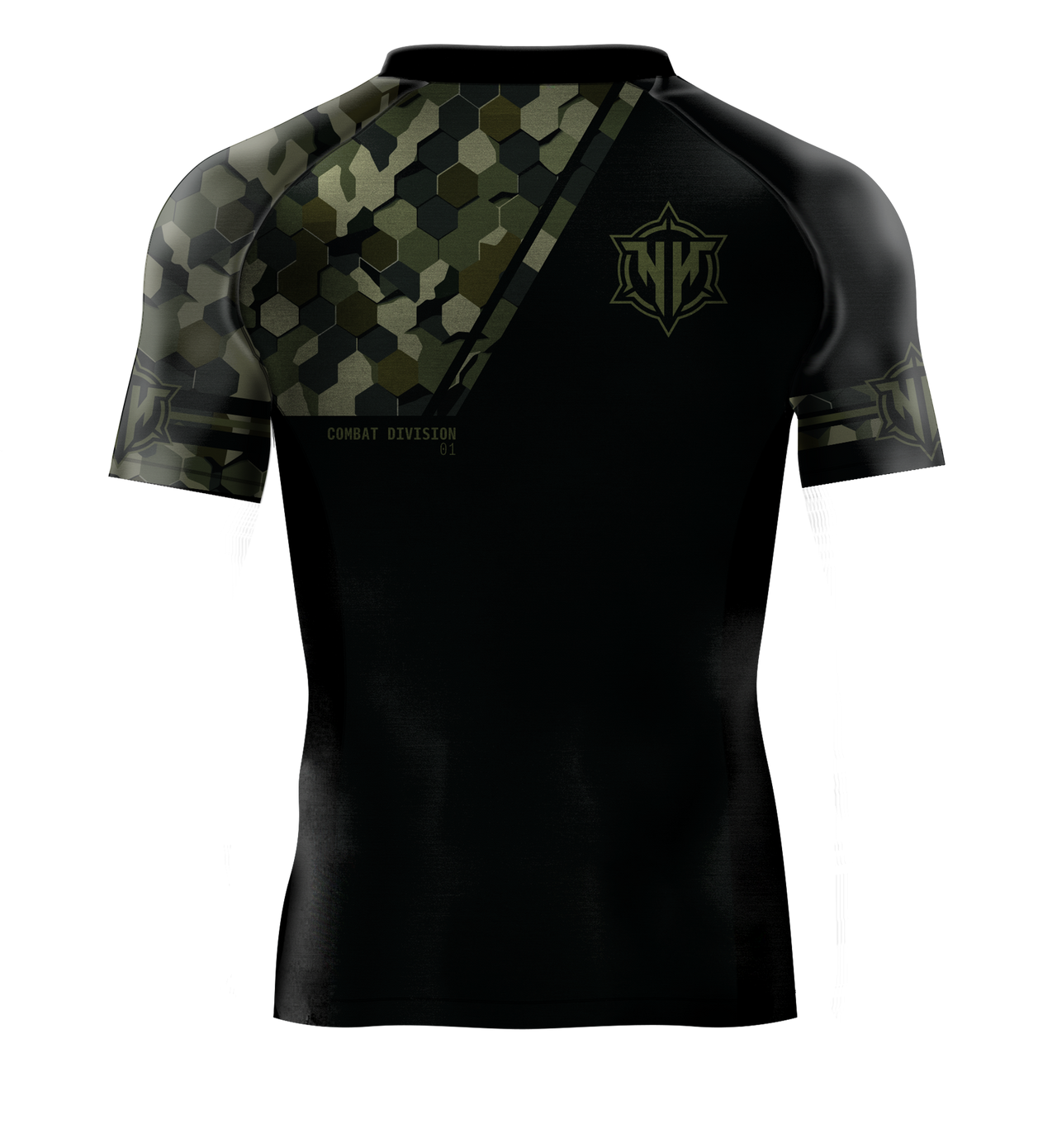 NeuralCam 2.0 Jiujitsu Rashguard - Olive Camo