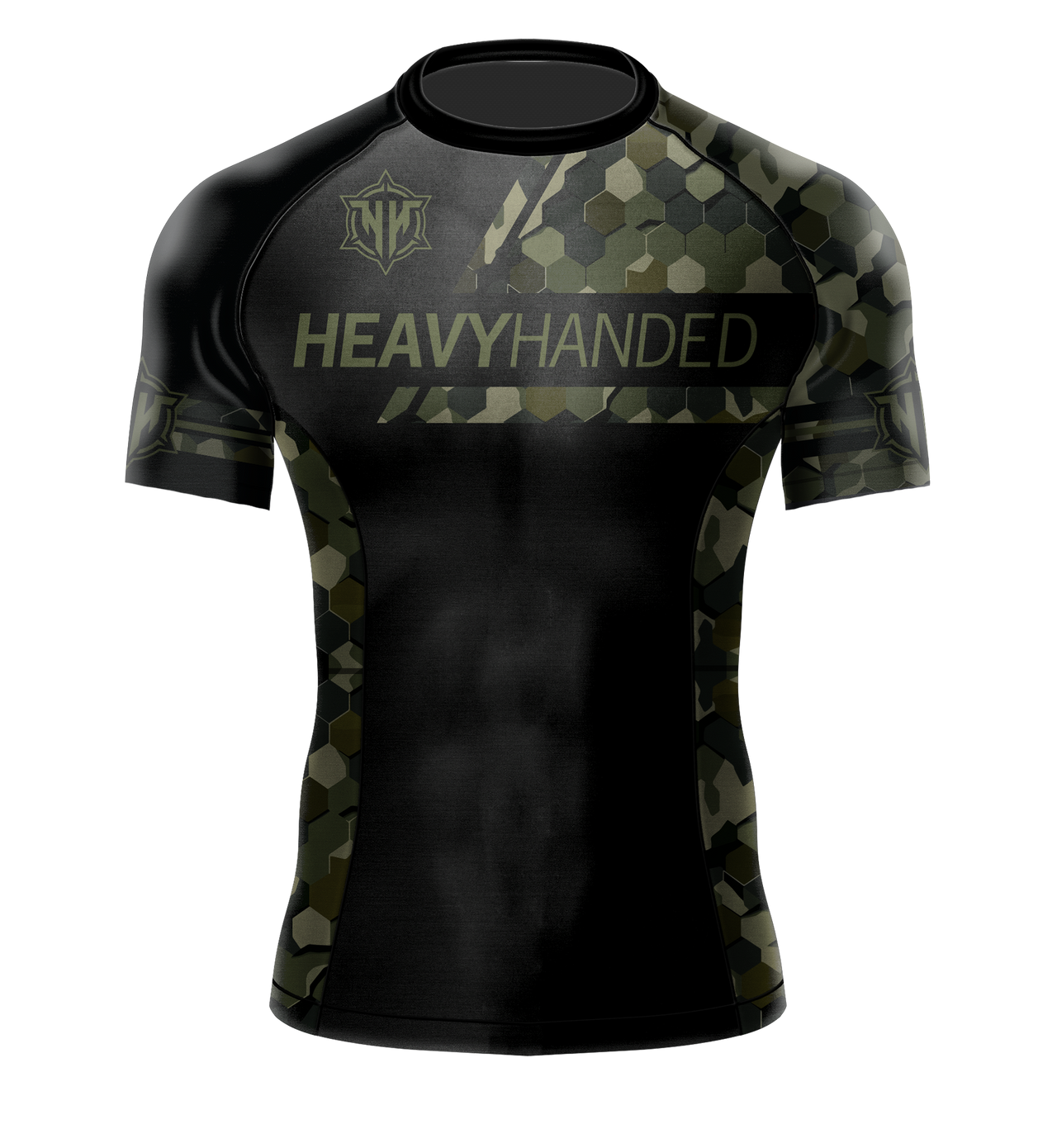 NeuralCam 2.0 Jiujitsu Rashguard - Olive Camo
