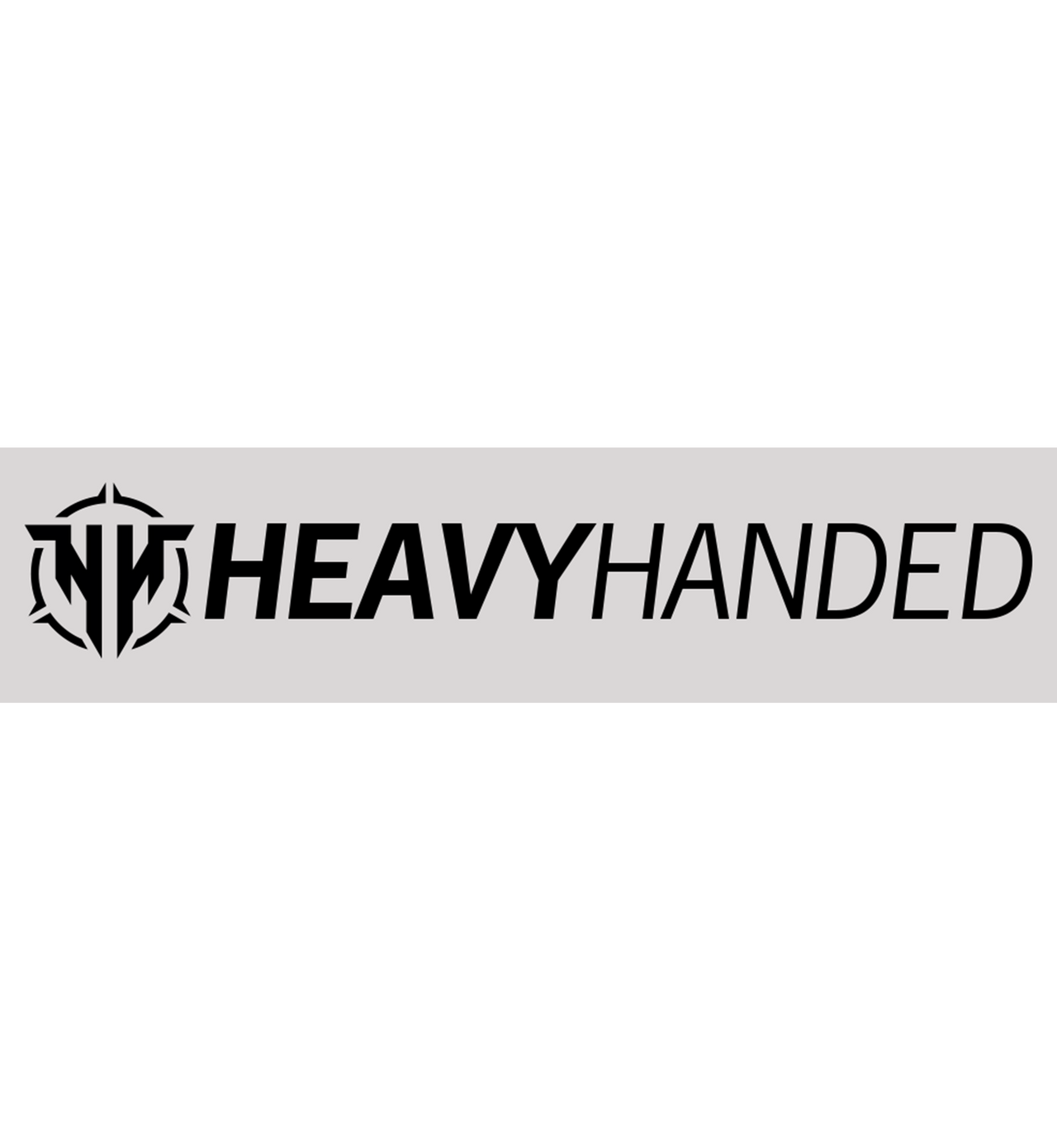 Heavy Handed Decal - 10"