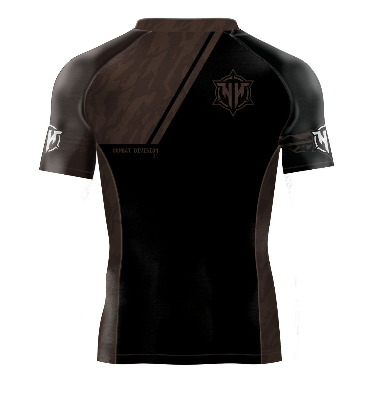 Combat Division Ranked Rashguard - Brown