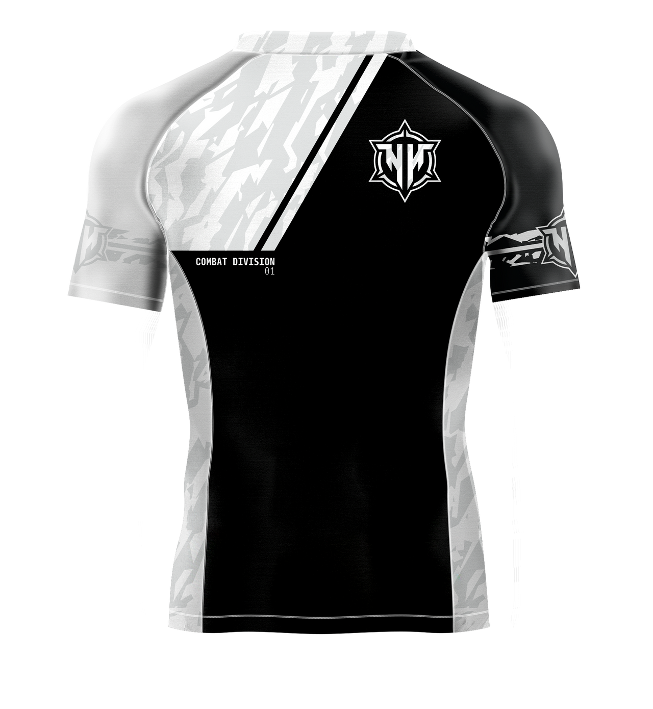 Combat Division Ranked Rashguard - White